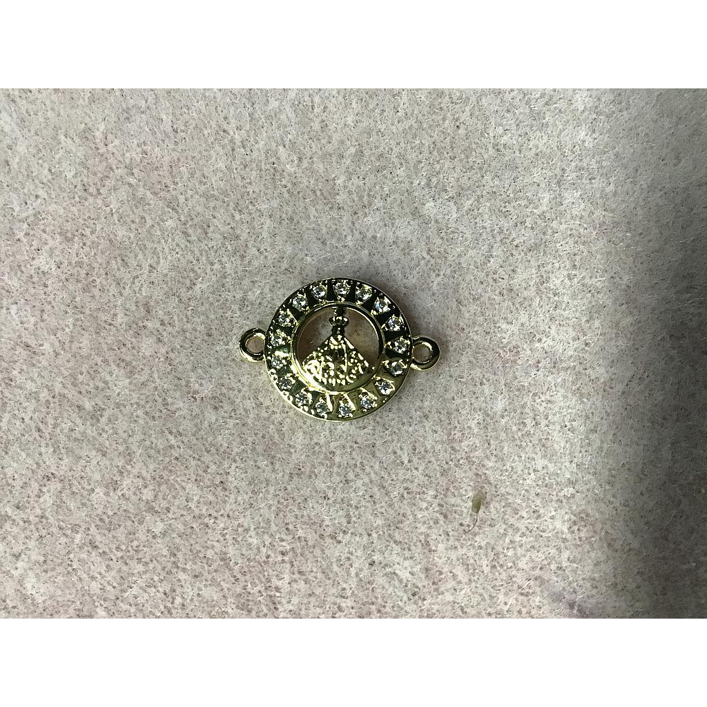 DIJE VIRGEN SUYAPA 15MM MICROZIRCONIA