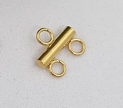 TERMINALES DE ACERO DE 2 HILOS 10MM 20PCS