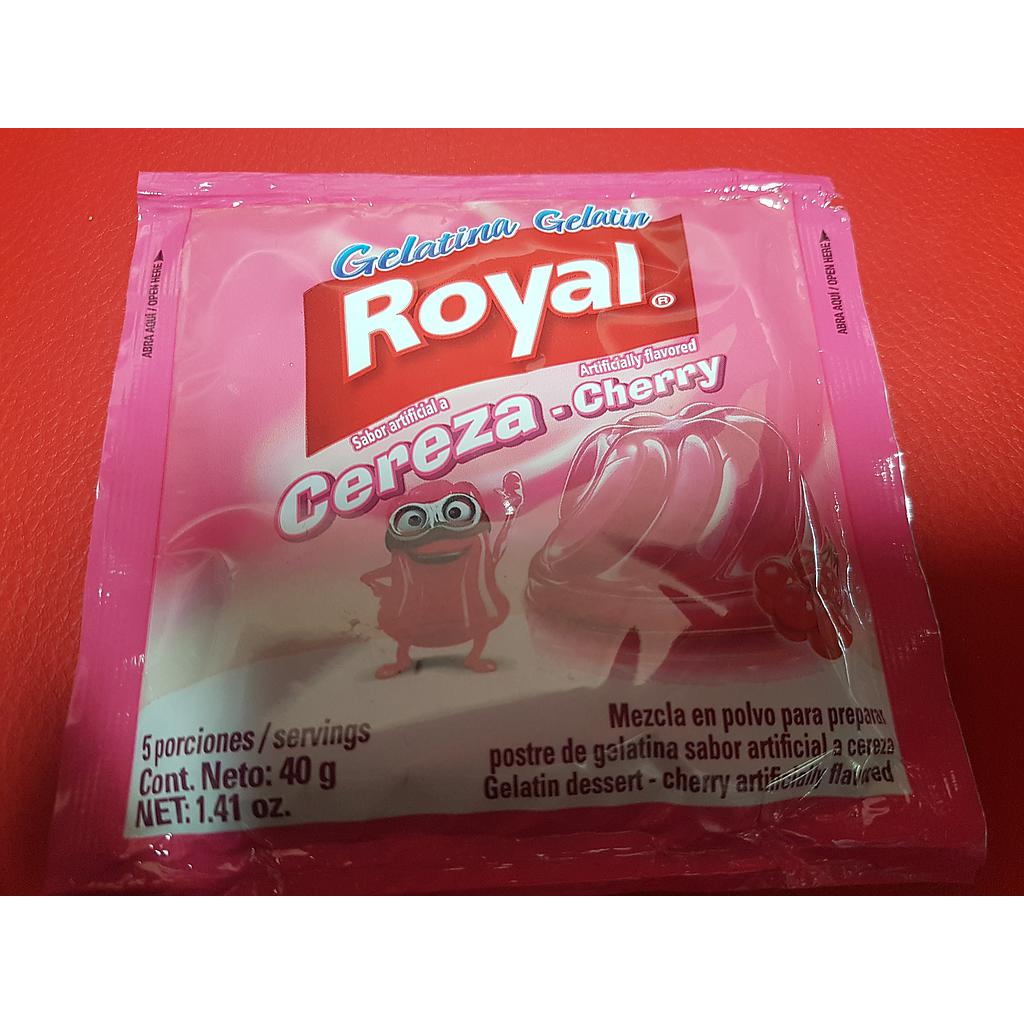 GELATINA CEREZA ROYAL 40GR