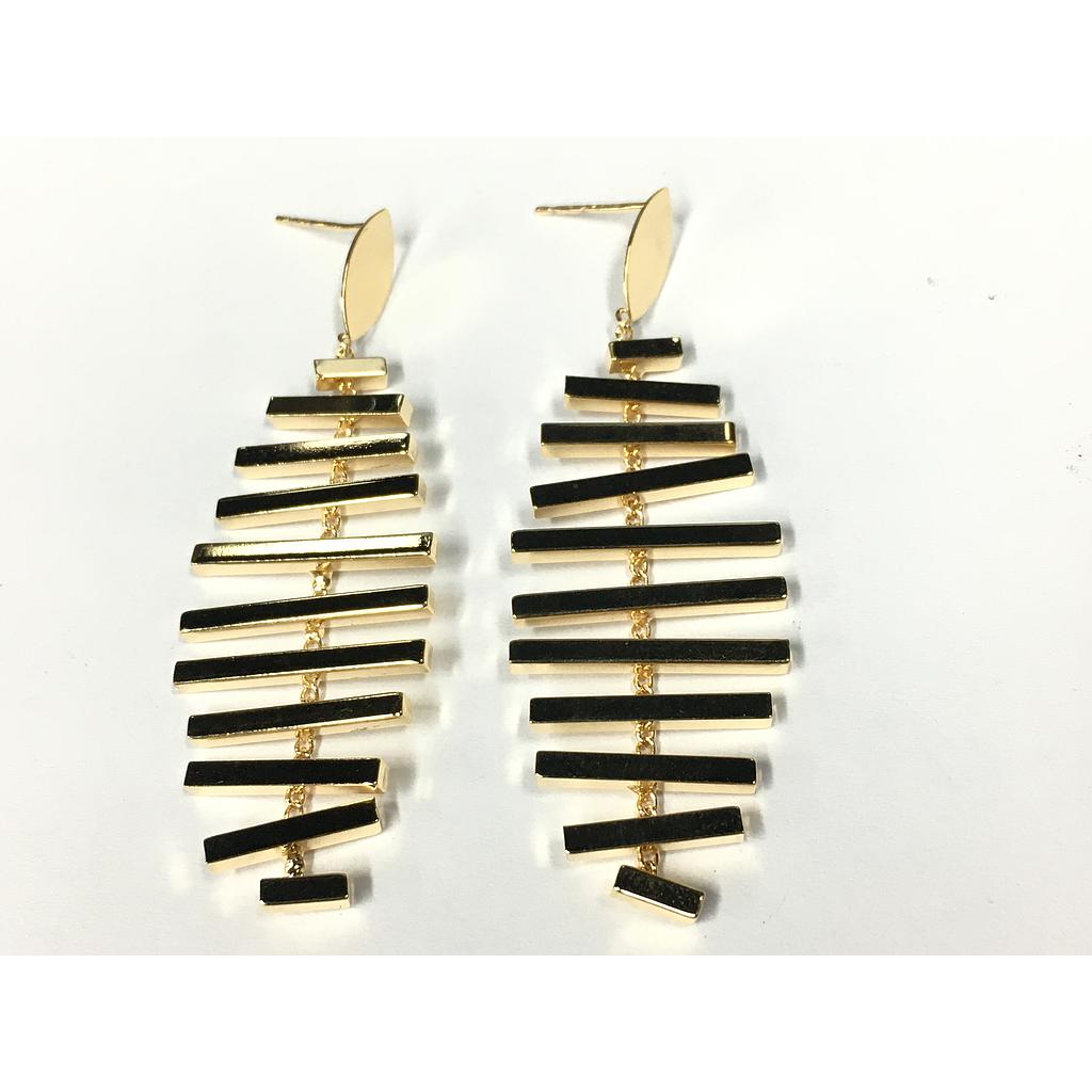 ARETES CON CADENA ELECTROENCHAPADO