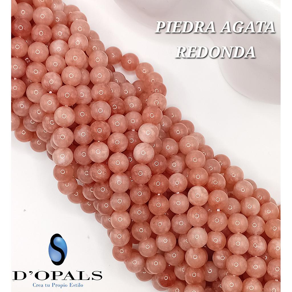 PIEDRAS AGATA REDONDA 8MM