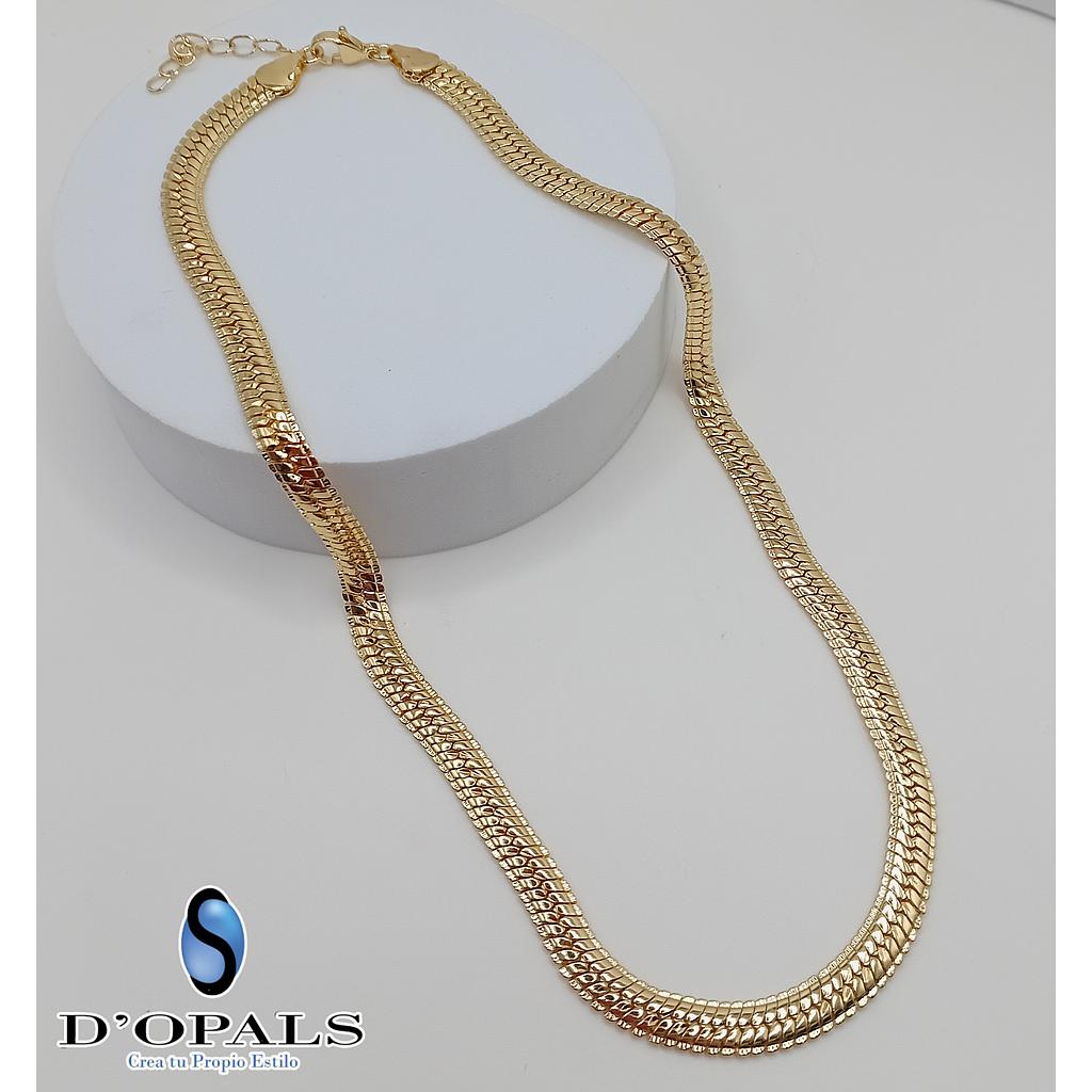 CADENA TEJIDO SNAKE MICROCIRCONIA
