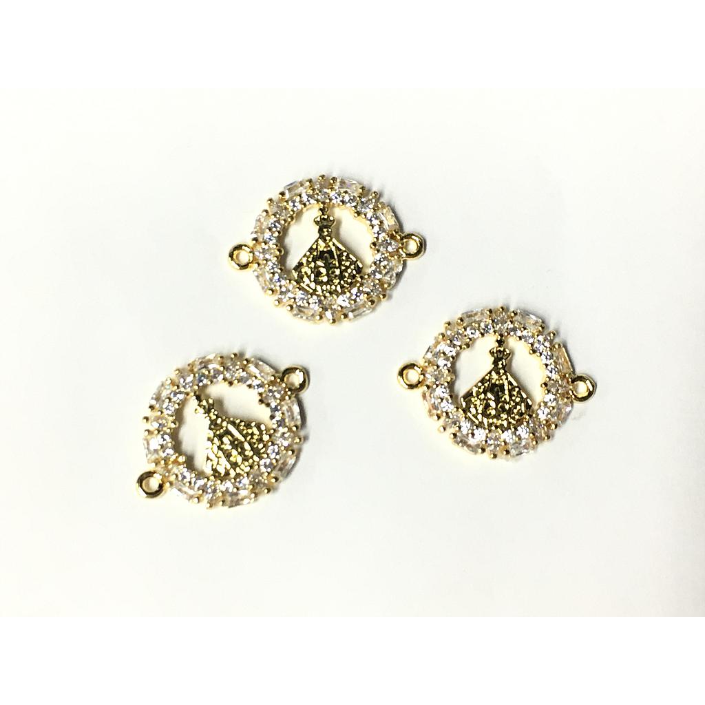 DIJE VIRGEN DE SUYAPA MICROCIRCONIA