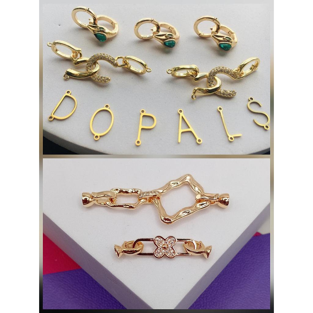 BROCHES VARIOS DE ELECTROENCHAPADO
