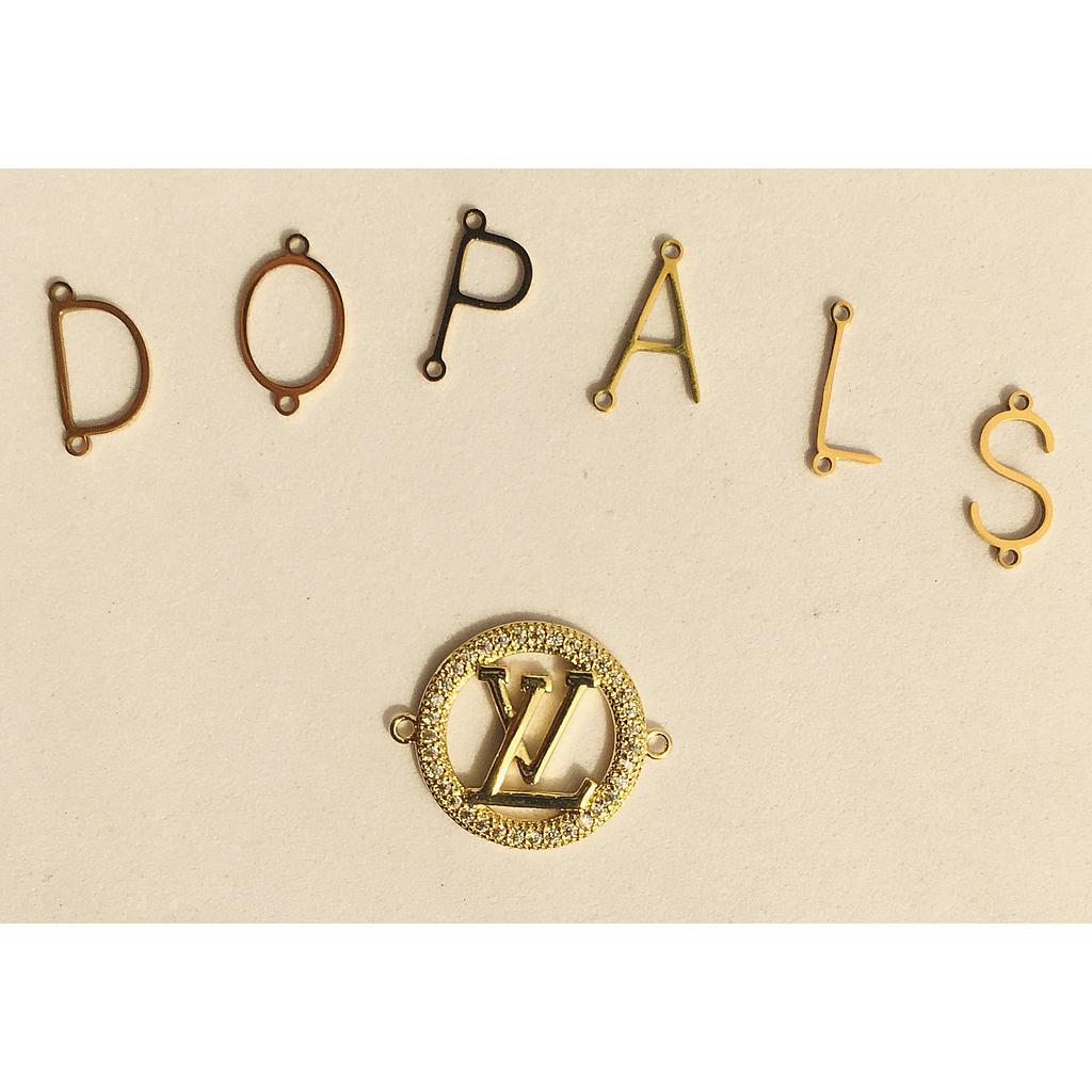 DIJE DE MARCA LOUIS VUITTON MICROCIRCONIA