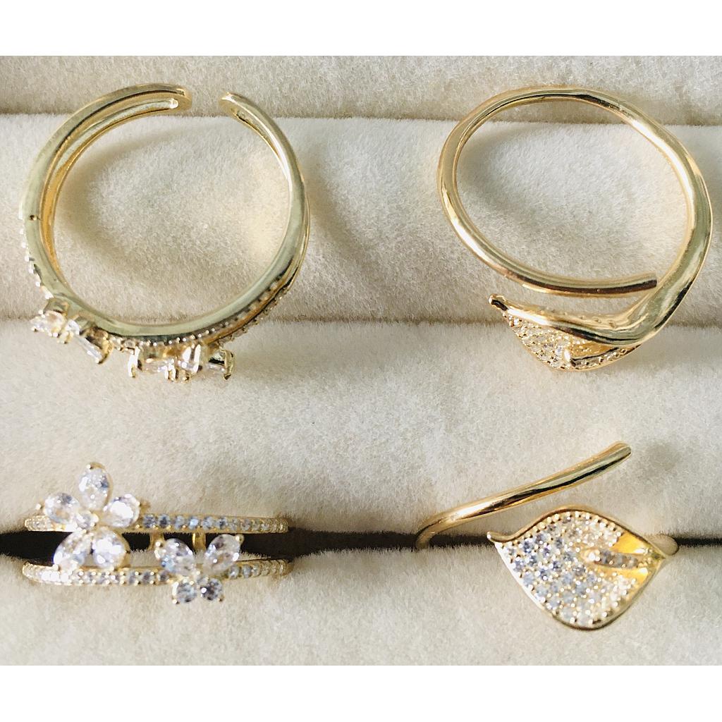 ANILLOS AJUSTABLES DE PLATA 925