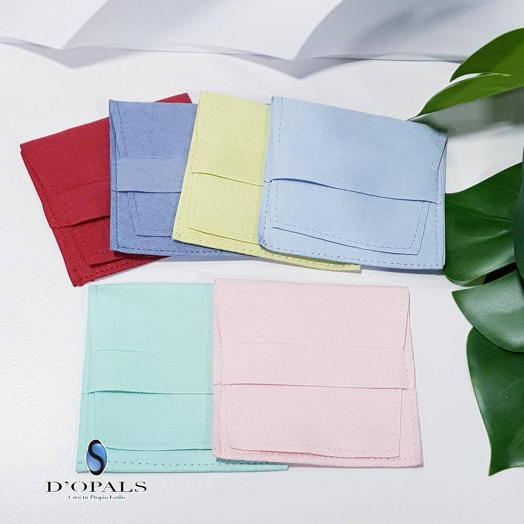 BOLSAS DE GAMUZA 8X8CM 4PCS
