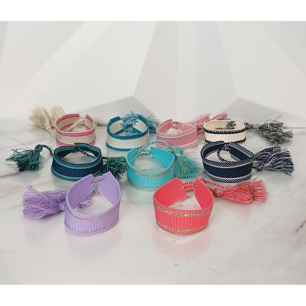 PULSERAS AJUSTABLES DE HILO