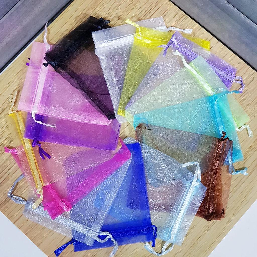 BOLSA DE ORGANZA PEQUEÑA 7X9CM-100PCS