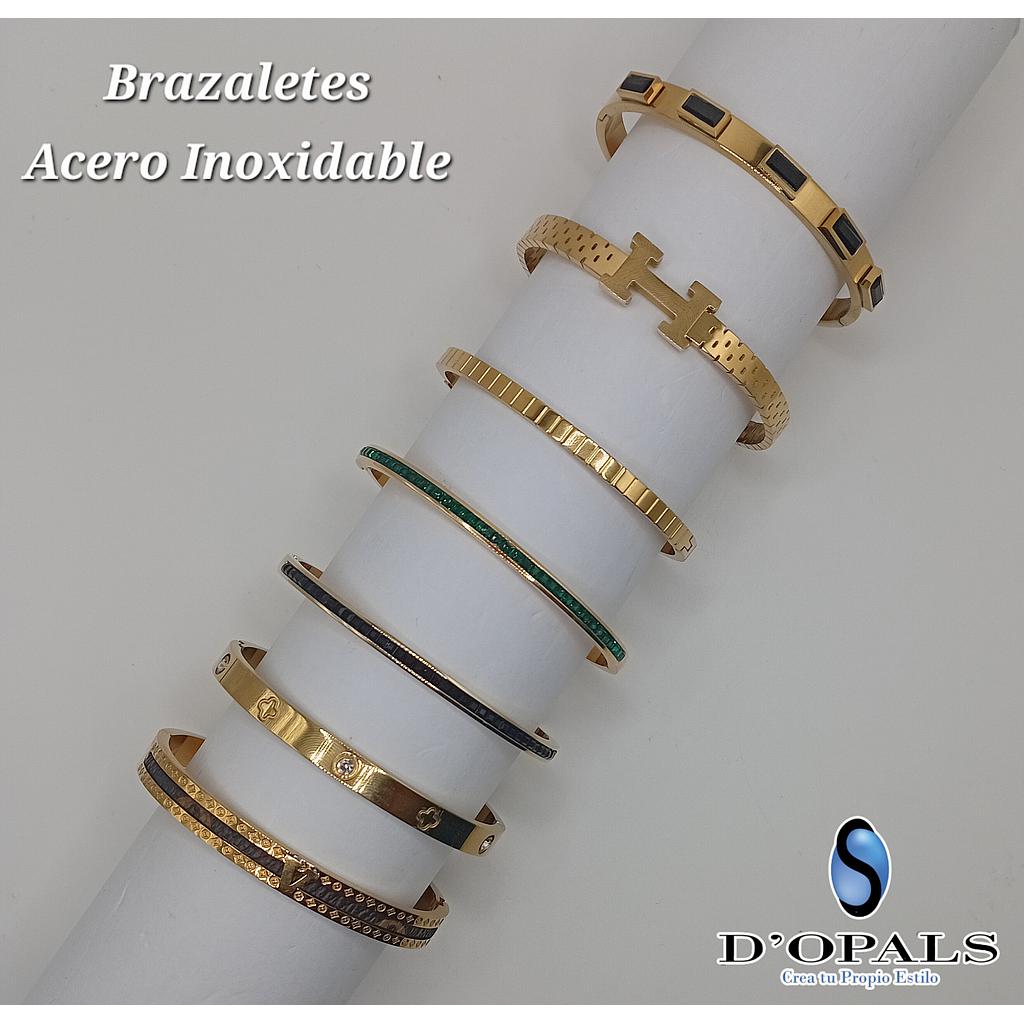 BRAZALETES DE ACERO INOXIDABLE