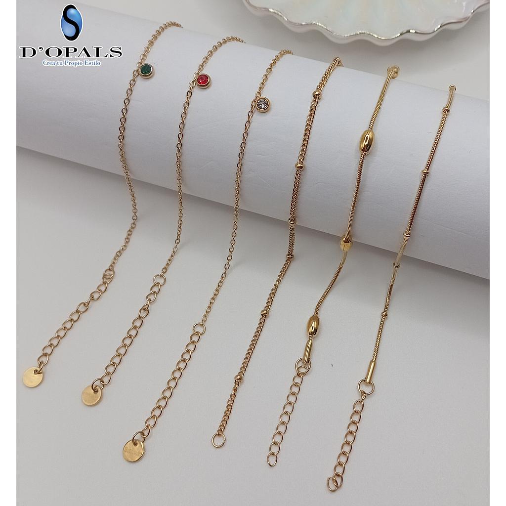 PULSERAS TERMINADAS DE ACERO INOXIDABLE