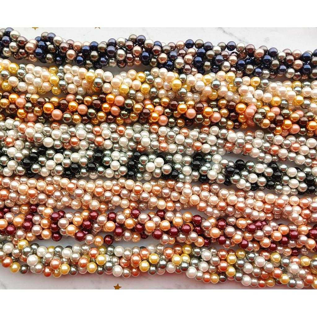 PERLA MARJORICA MULTICOLOR 6MM