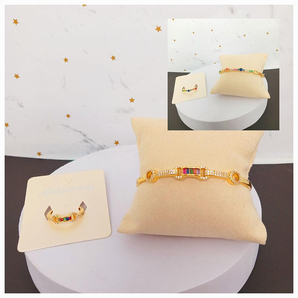 BRAZALETES DE MICROCIRCONIA SET