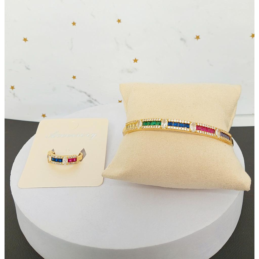 BRAZALETE DE MICROCIRCONIA SET