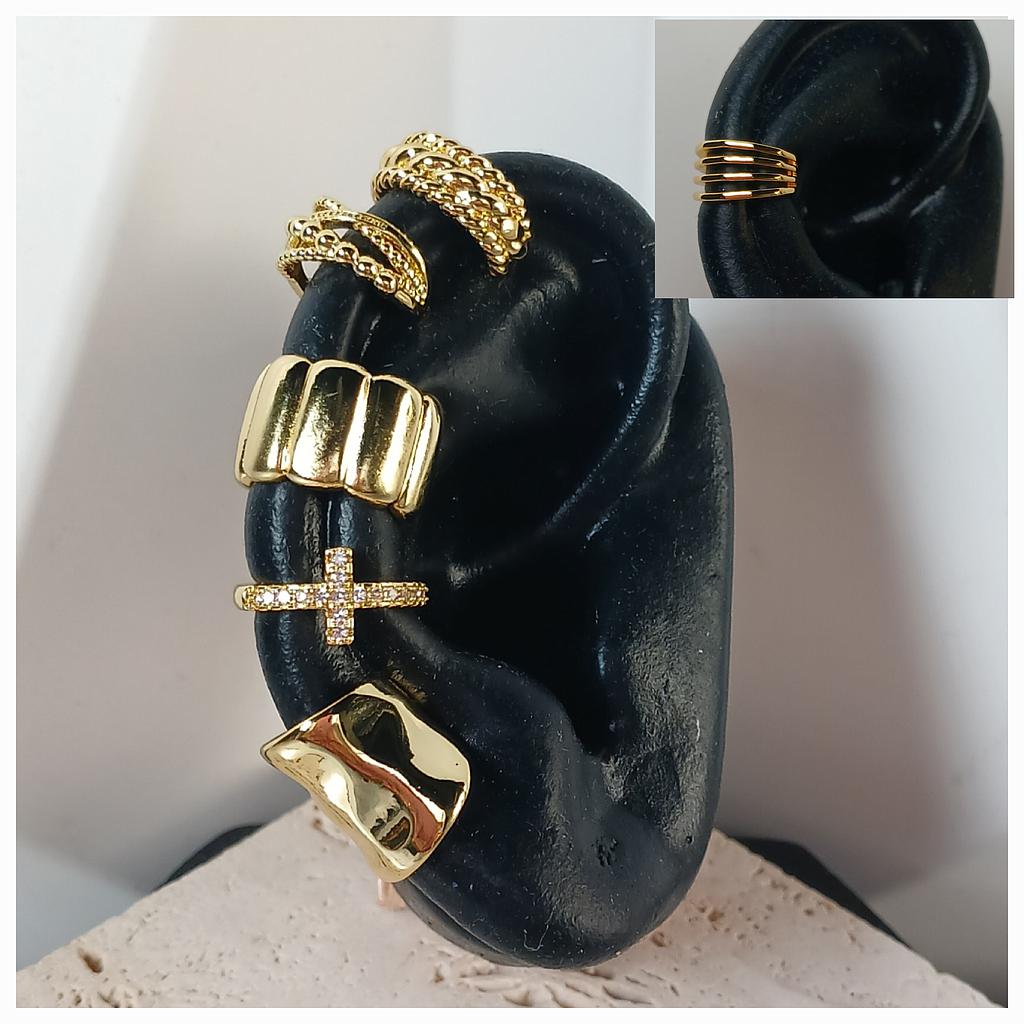 EAR CUFF DE MICROCIRCONIA