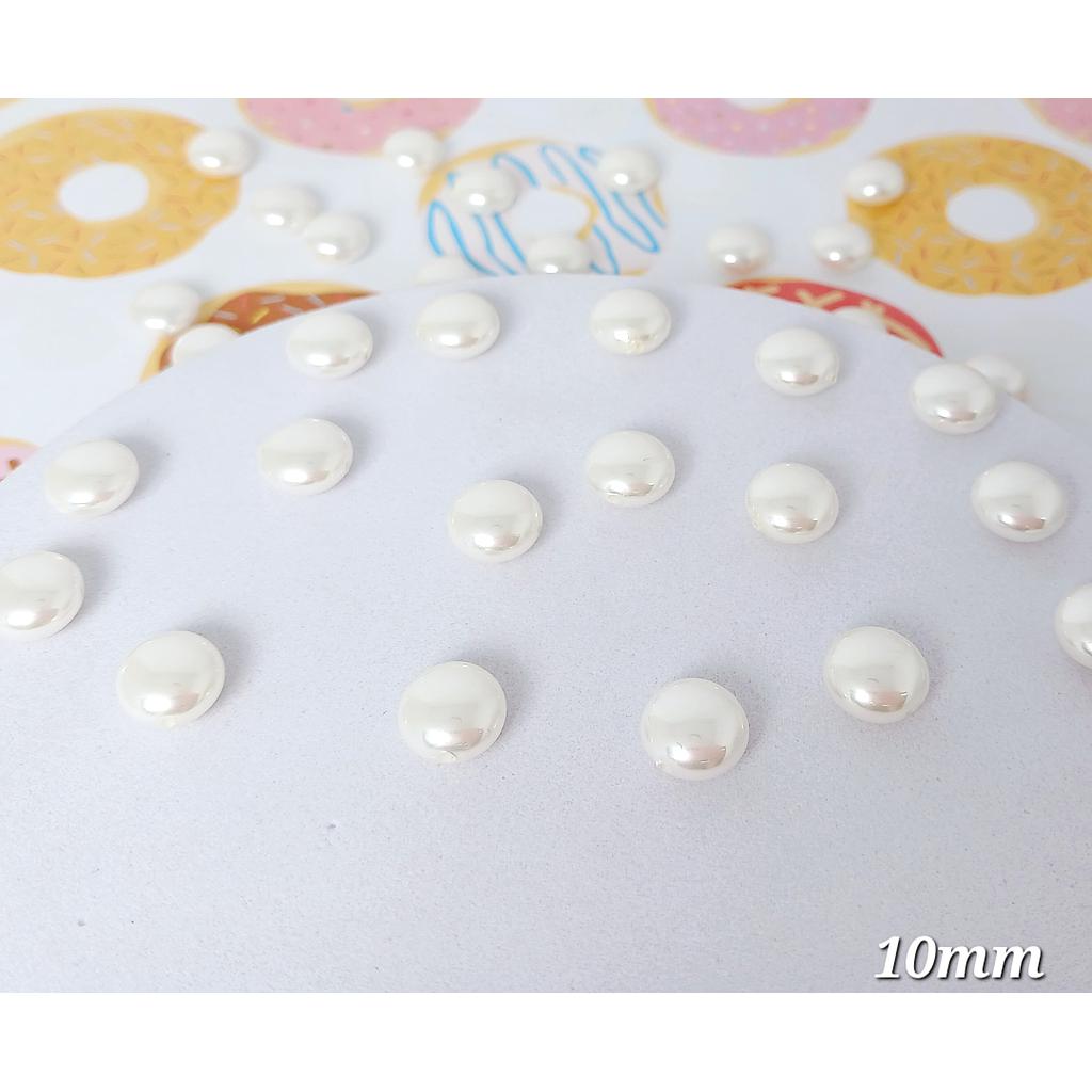 PERLA ACRILICA MONEDA 10MM