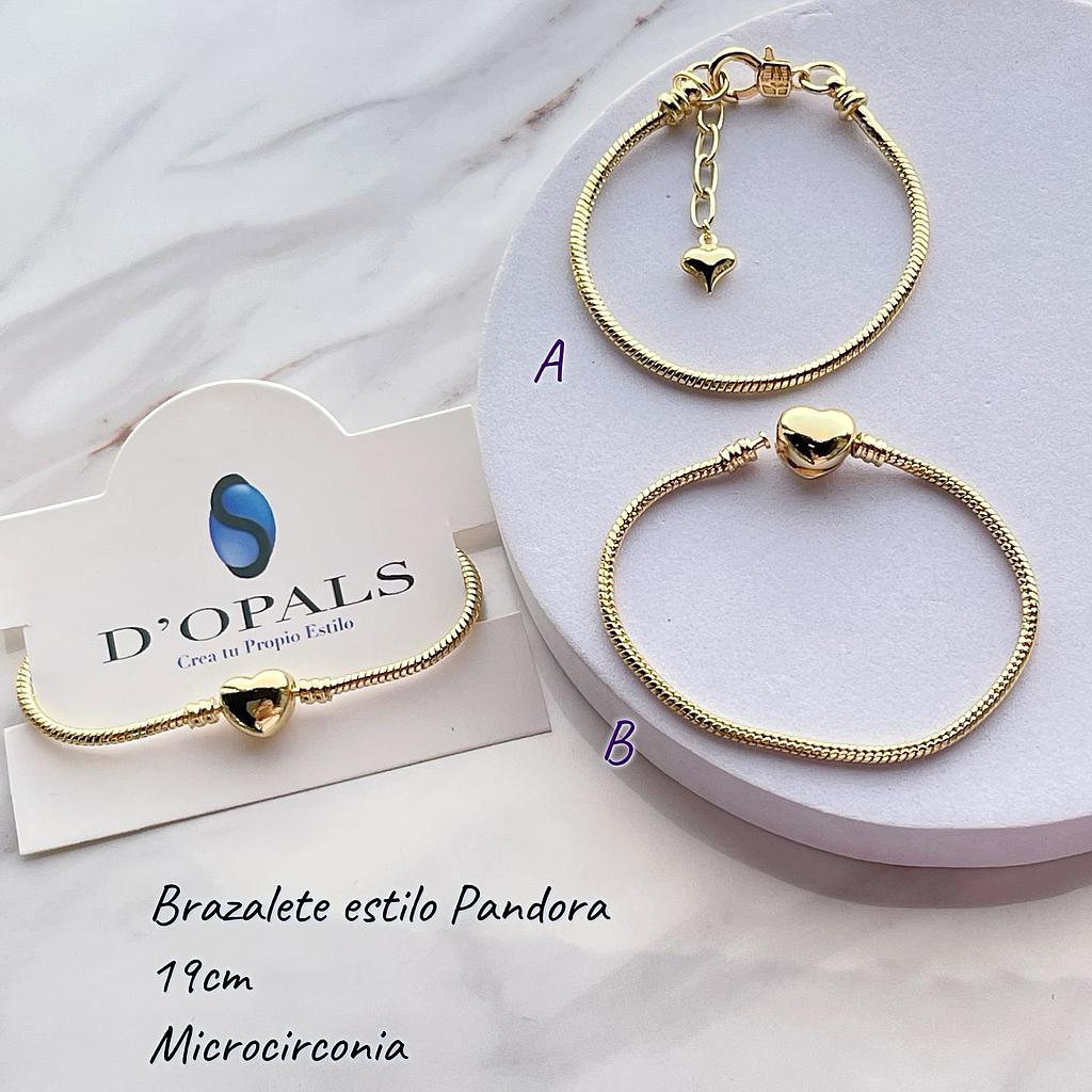 BRAZALETES ESTILO PANDORA DE MICROCIRCONIA