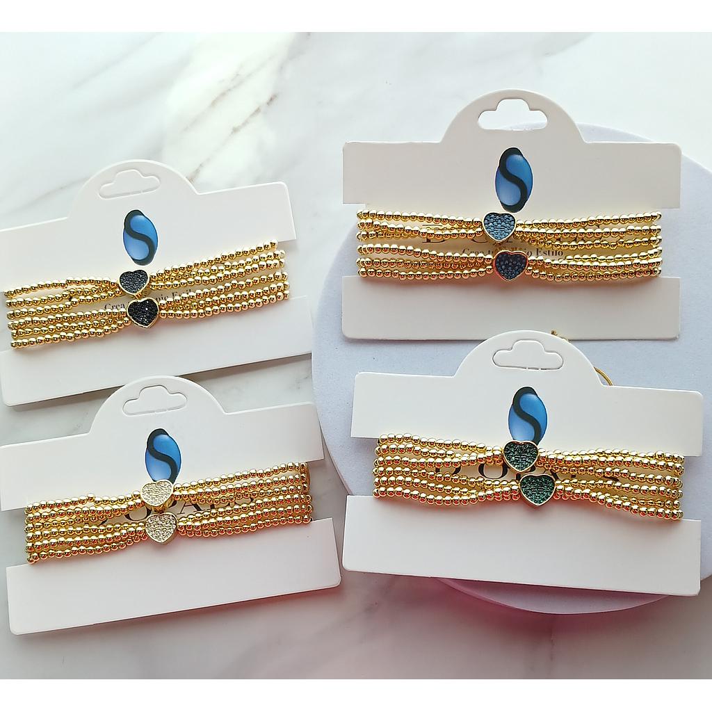PULSERA CORREZIDA CON DIJE DE CORAZON