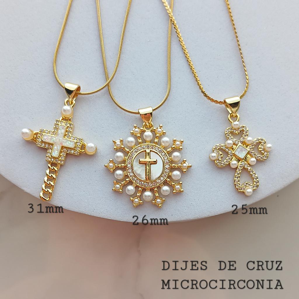 DIJES RELIGIOSO DE MICROCIRCONIA 26MM