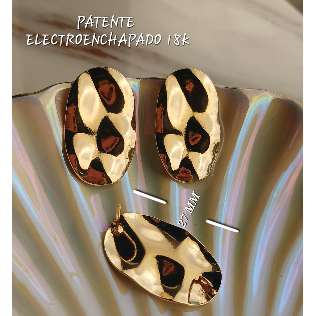 PATENTE ELECTROENCHAPADO 18K 14MM