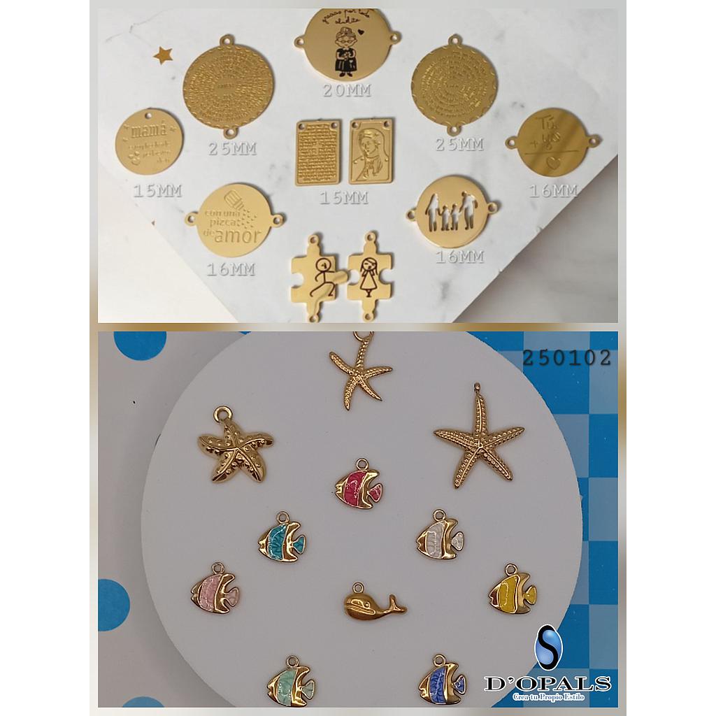 DIJES VARIOS DE ACERO INOXIDABLE