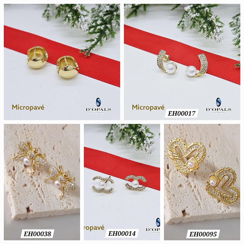HOOPS Y ARETES DE MICROCIRCONIA