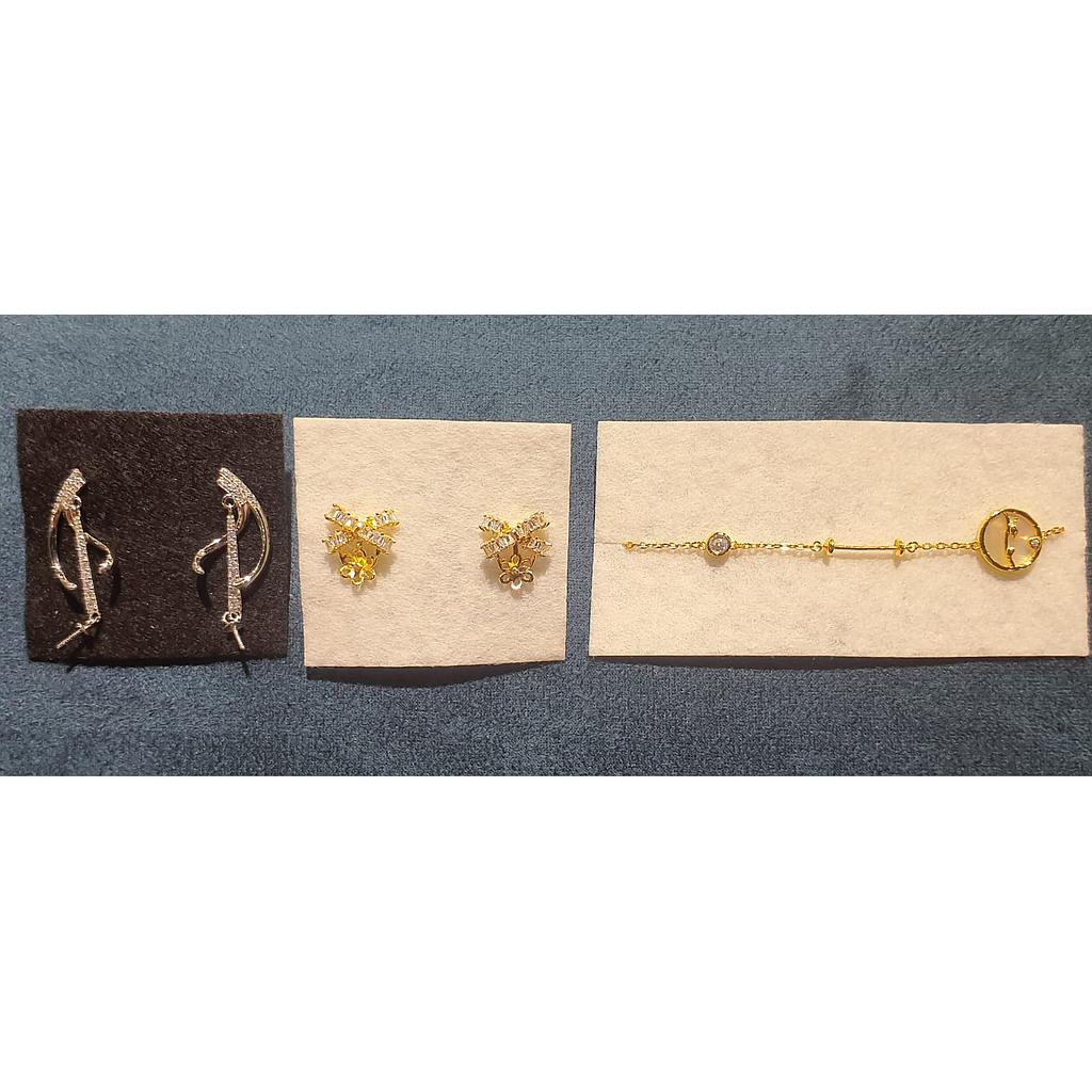 ARETES Y PULSERAS DE PLATA 925