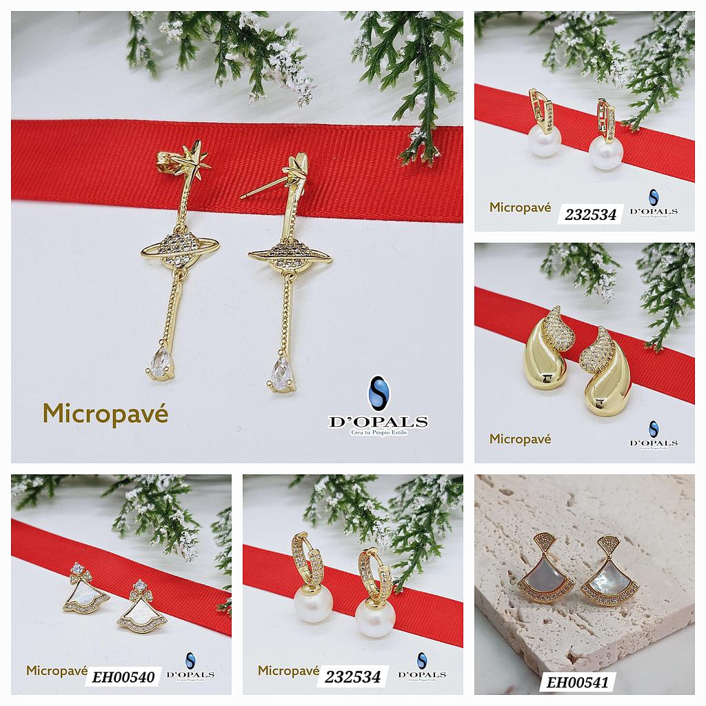 HOOPS Y ARETES DE MICROCIRCONIA