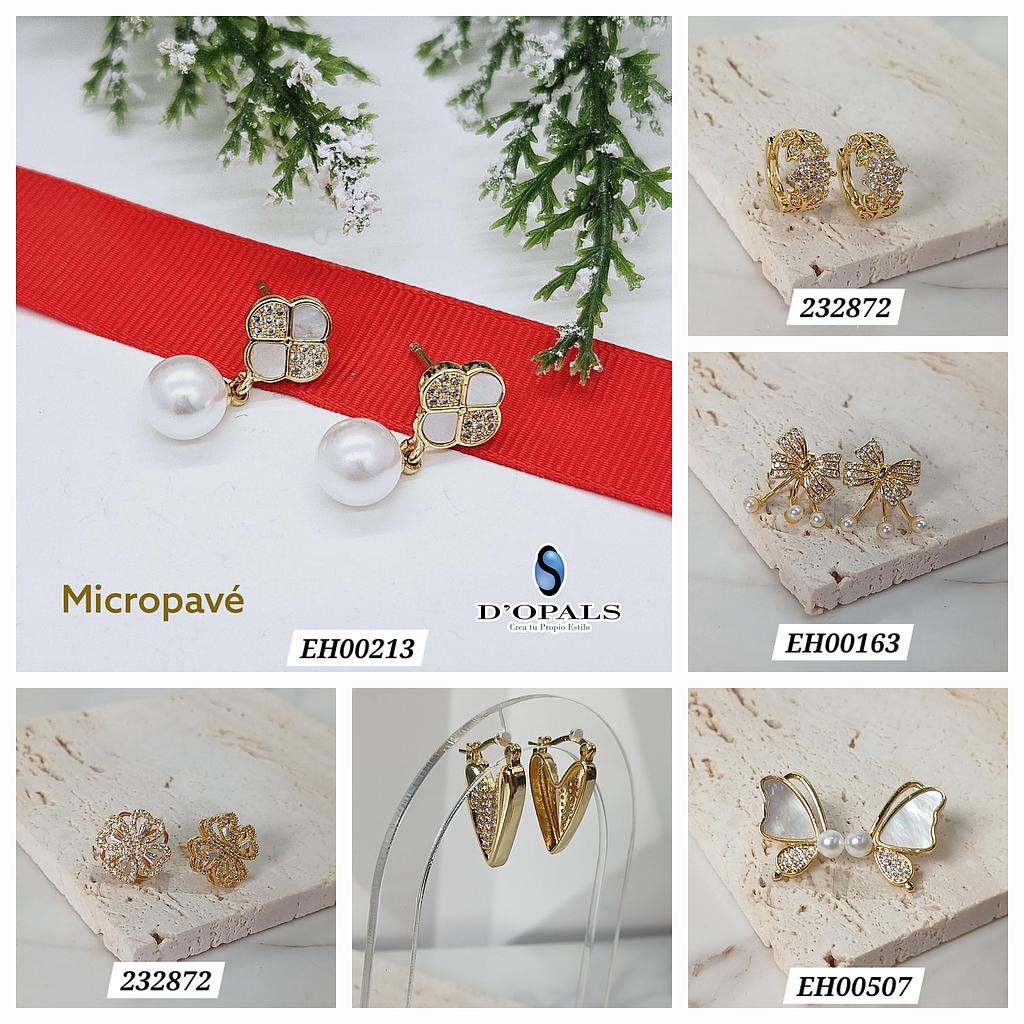 HOOPS Y ARETES DE MICROCIRCONIA