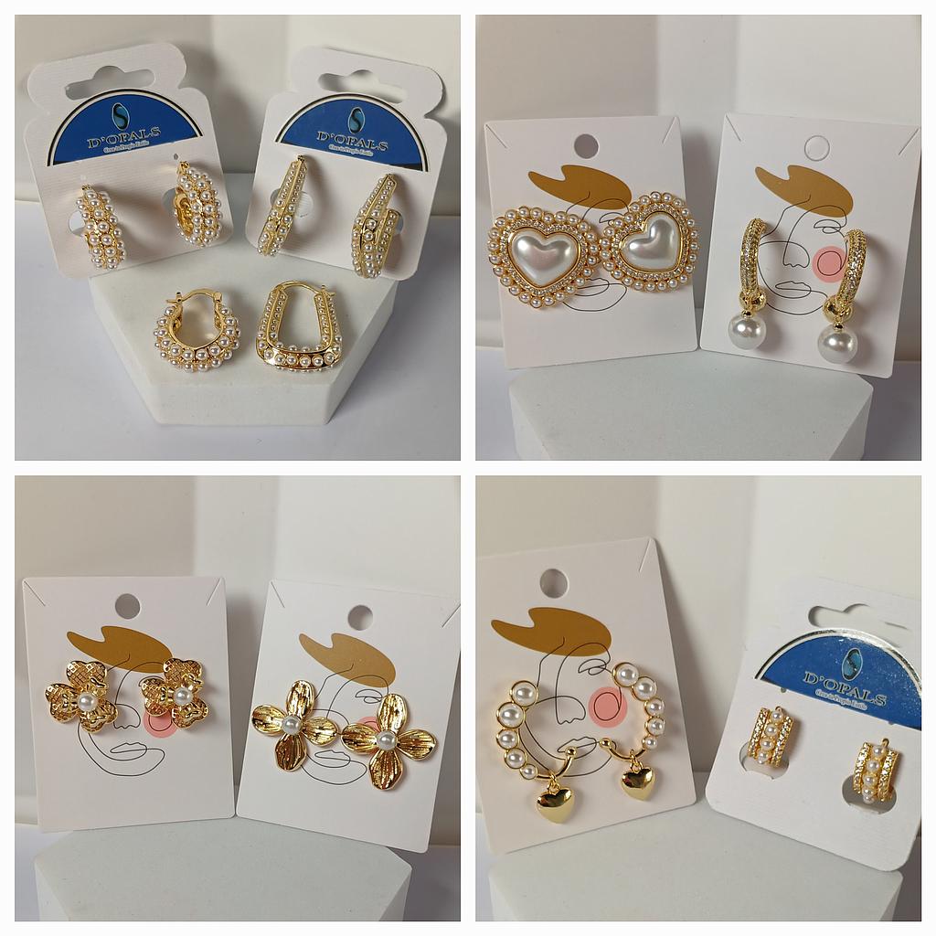 HOOPS Y ARETES DE MICROCIRCONIA