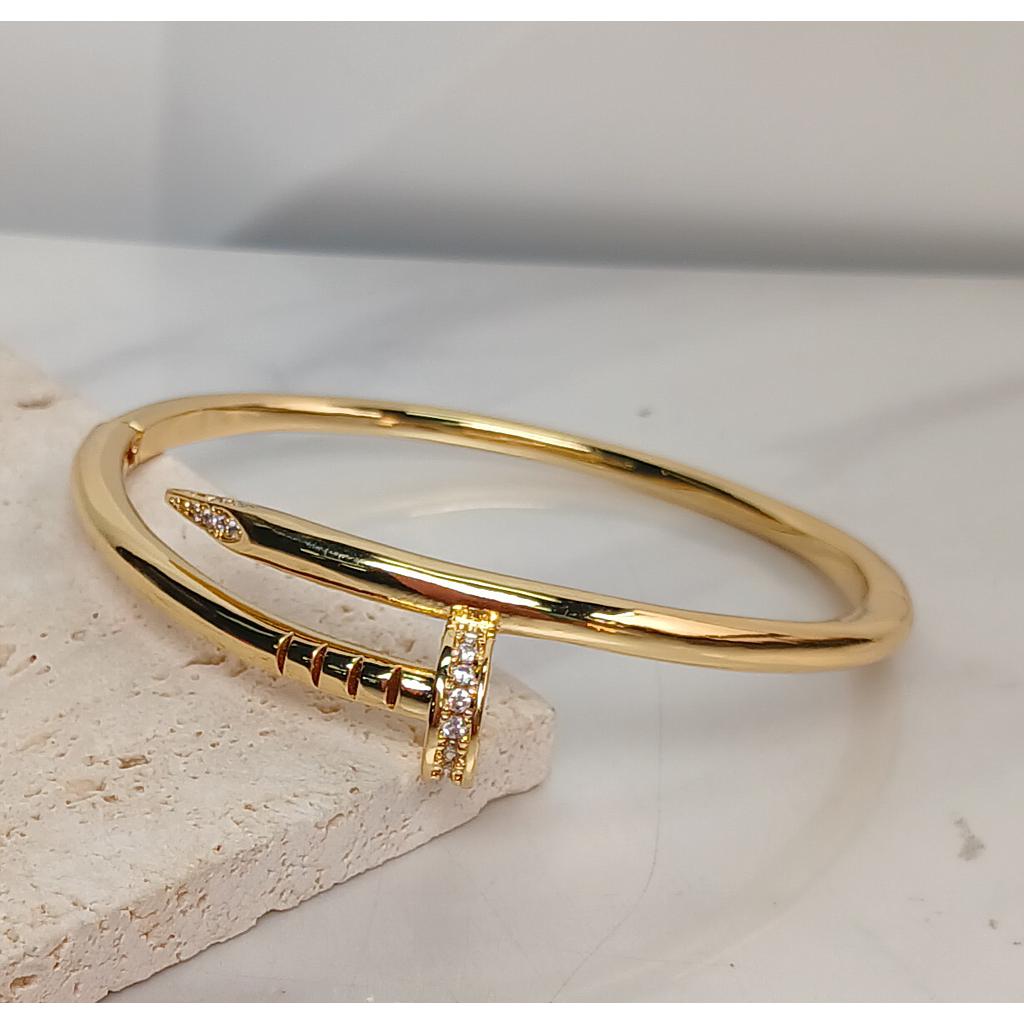 BRAZALETE DE CLAVO MICROCIRCONIA