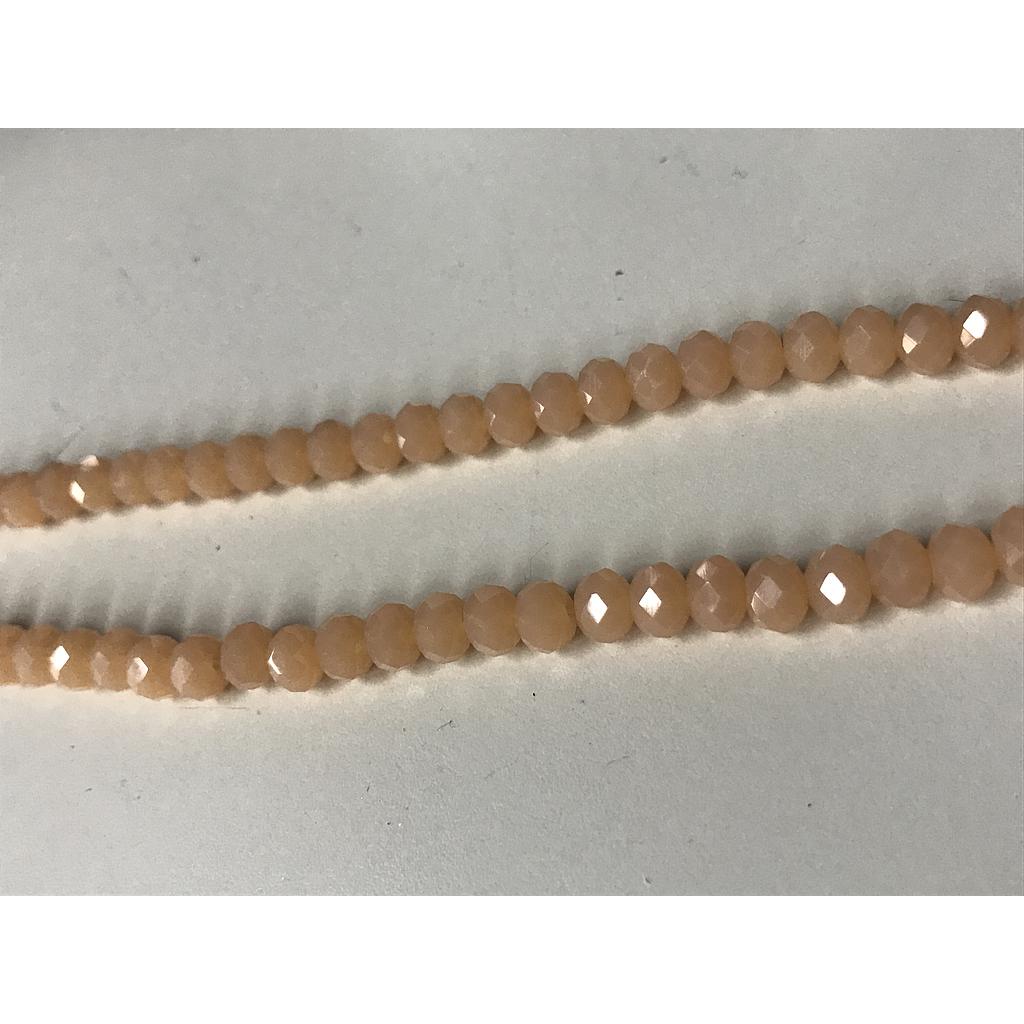 CRISTAL RONDEL SALMON 6MM