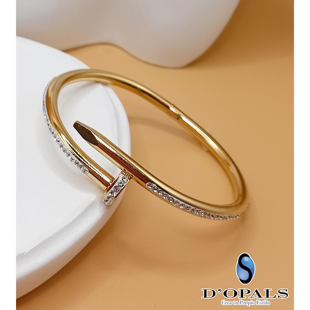BRAZALETE DE CLAVO ACERO INOXIDABLE