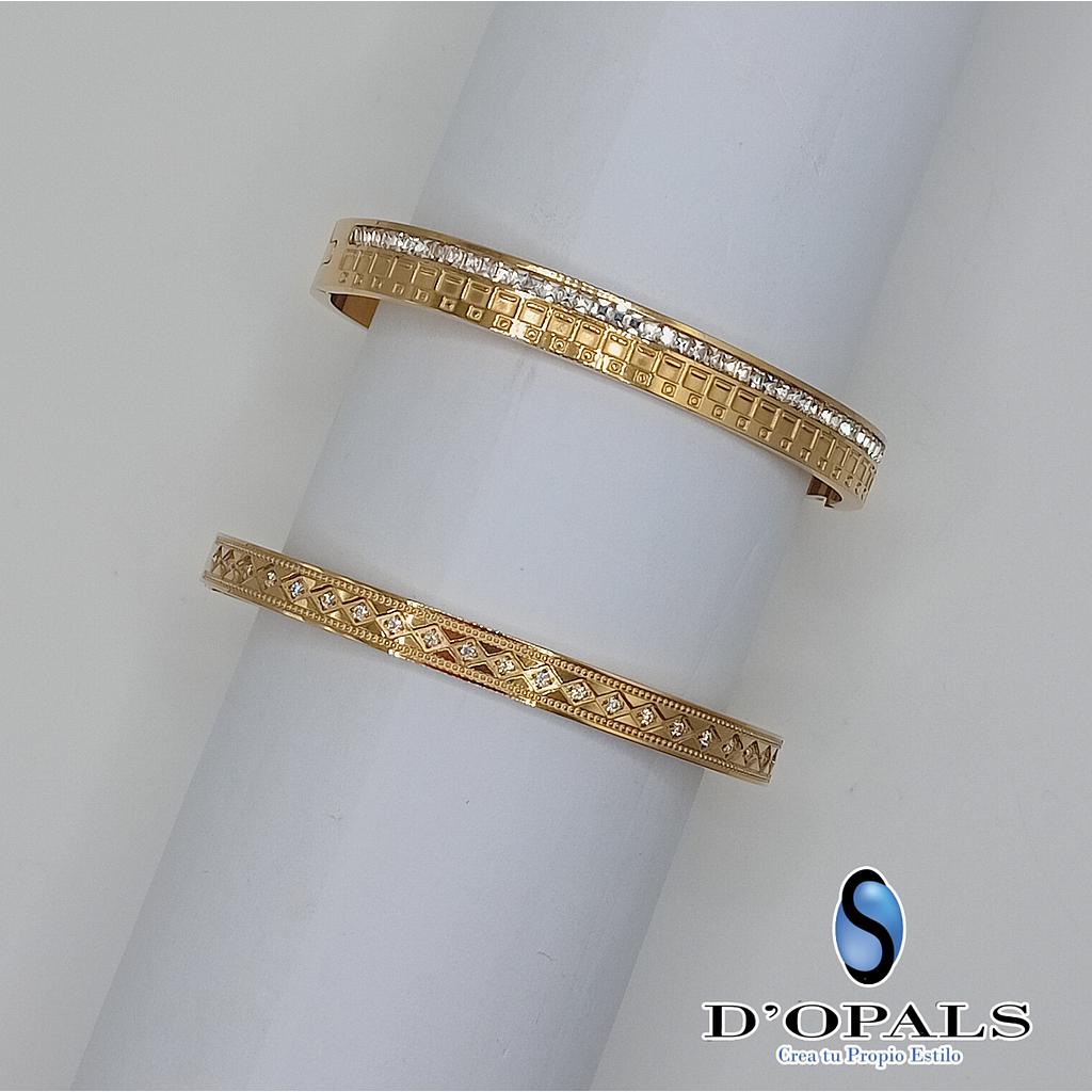 BRAZALETES DE ACERO INOXIDABLE