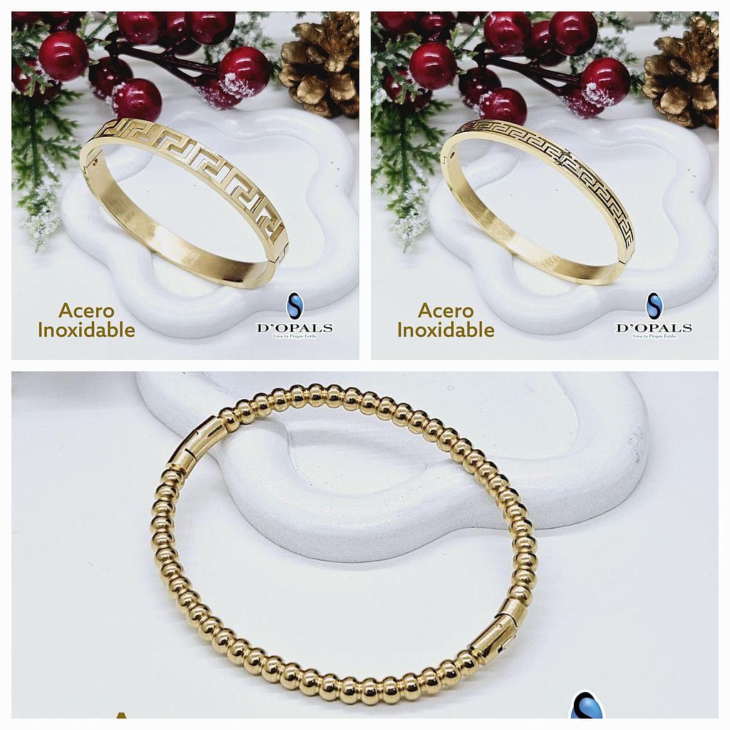 BRAZALETE DE ACERO INOXIDABLE