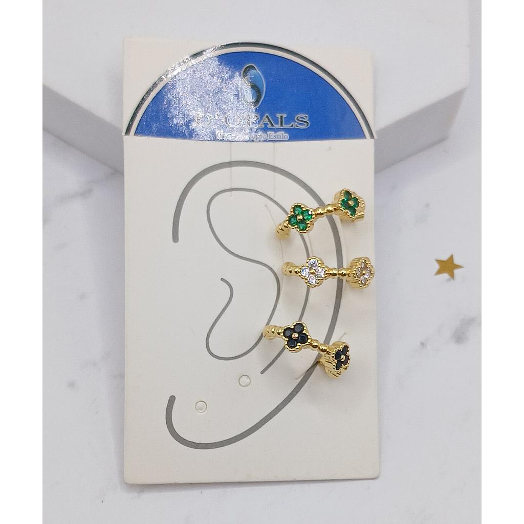 EAR CUFF DE MICROCIRCONIA