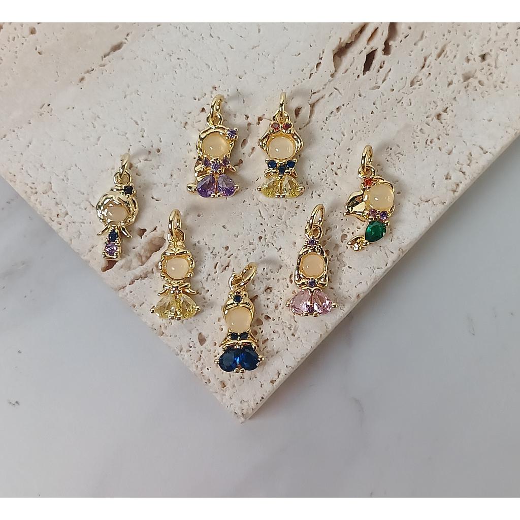 DIJES DE LAS  PRINCESAS DE DISNEY MICROCIRCONIA