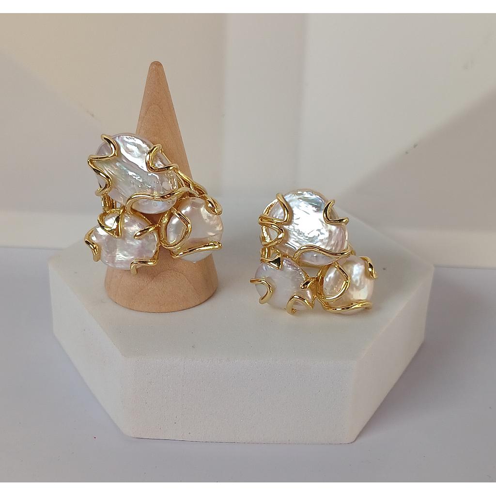 ANILLO AJUSTABLE CON PERLA DE MICROCIRCONIA