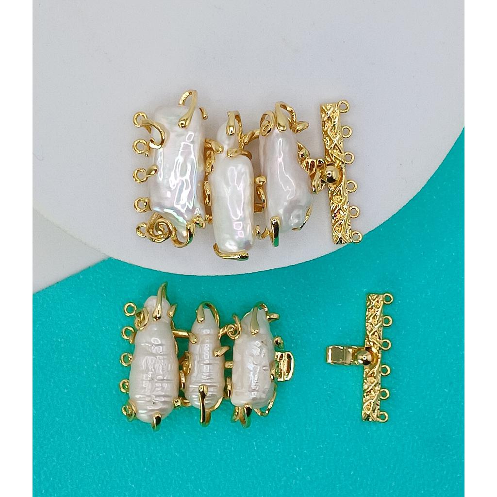 Broche Vintage Con Perlas – Imperdible Decorativo Grande Para Cárdigan, Suéter, Bufanda Y Bolso – Regalo Elegante Para Mujer