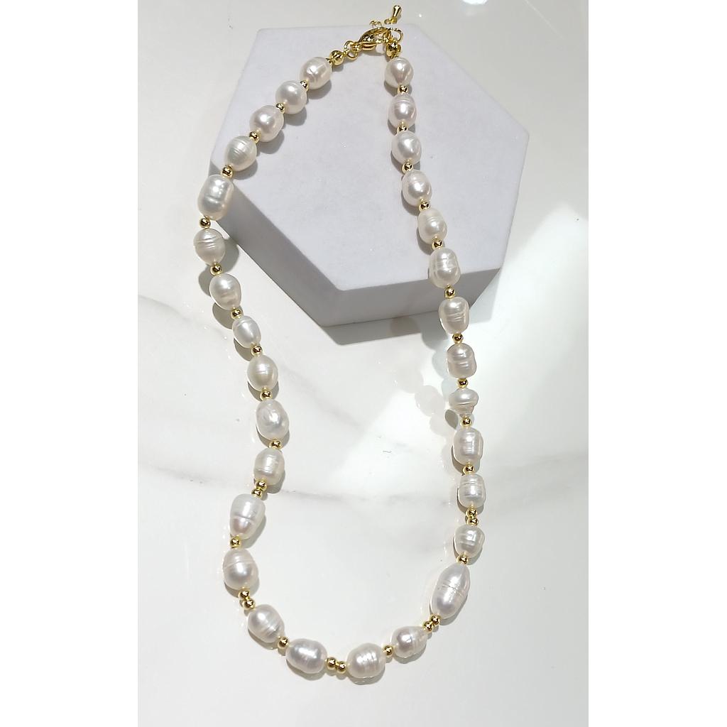 COLLAR PERLA DE RIO Y MICROCIRCONIA