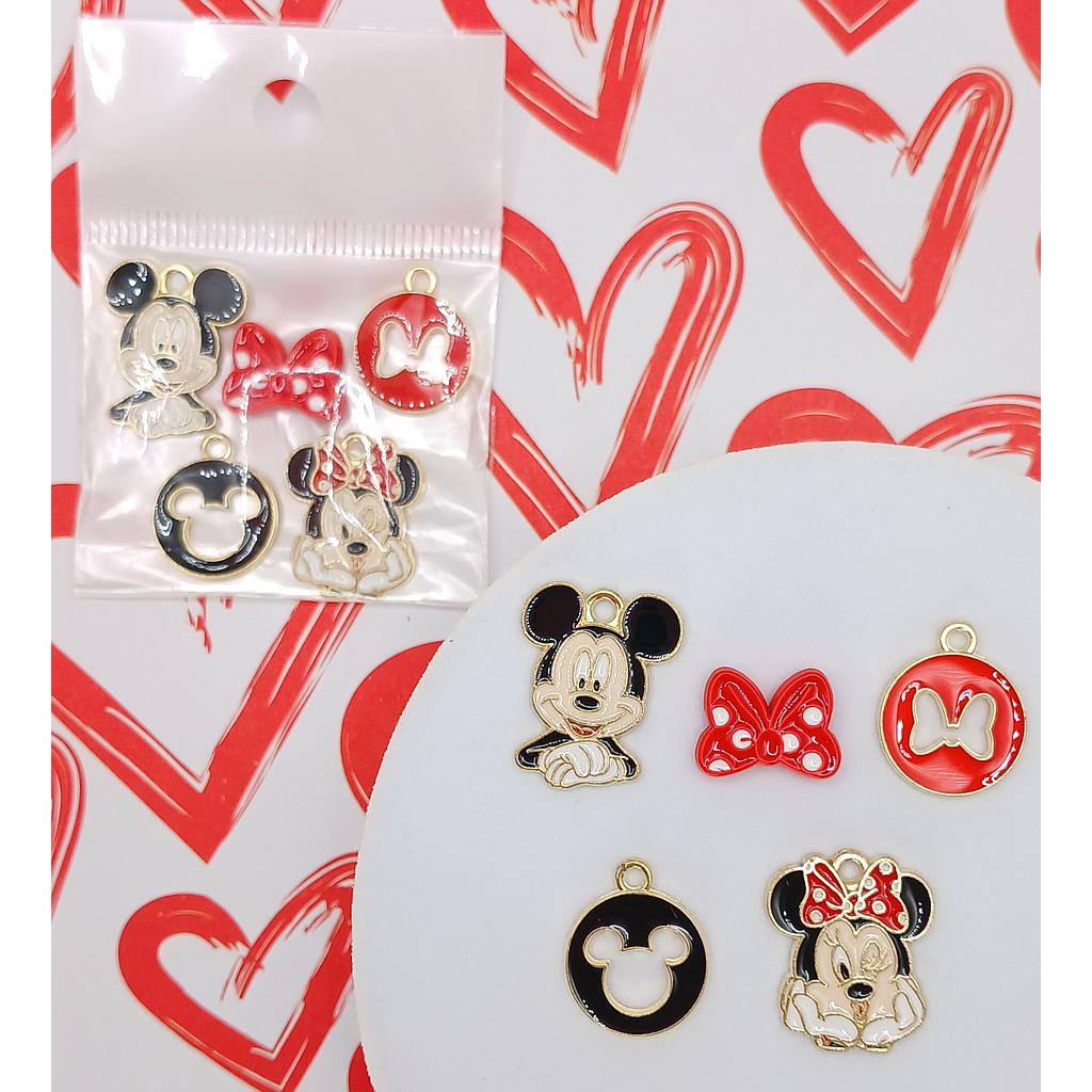 DIJES DE MICKEY MOUSE ENAMEL 5PCS