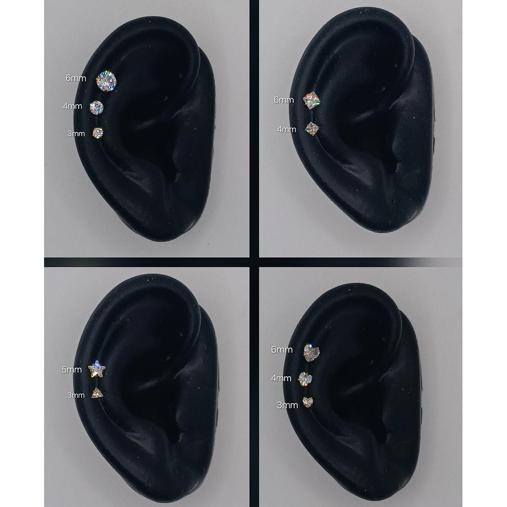 PIERCING DE ACERO INOXIDABLE