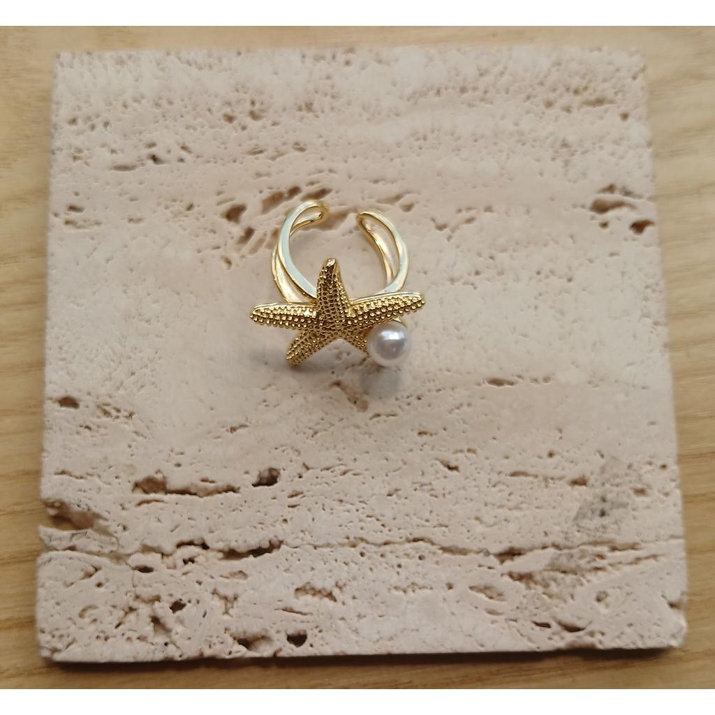 ANILLO ESTRELLA DE MAR MICROCIRCONIA