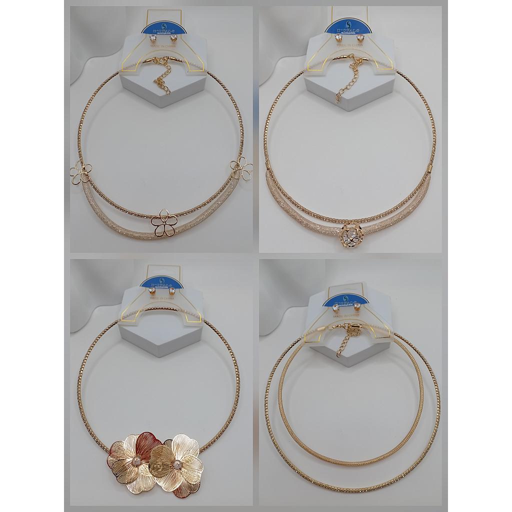 SET COLLAR Y ARETES