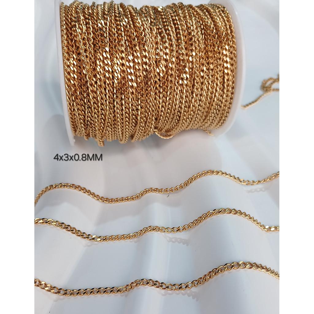 CADENA ACERO 4X3X0.8MM YARDA