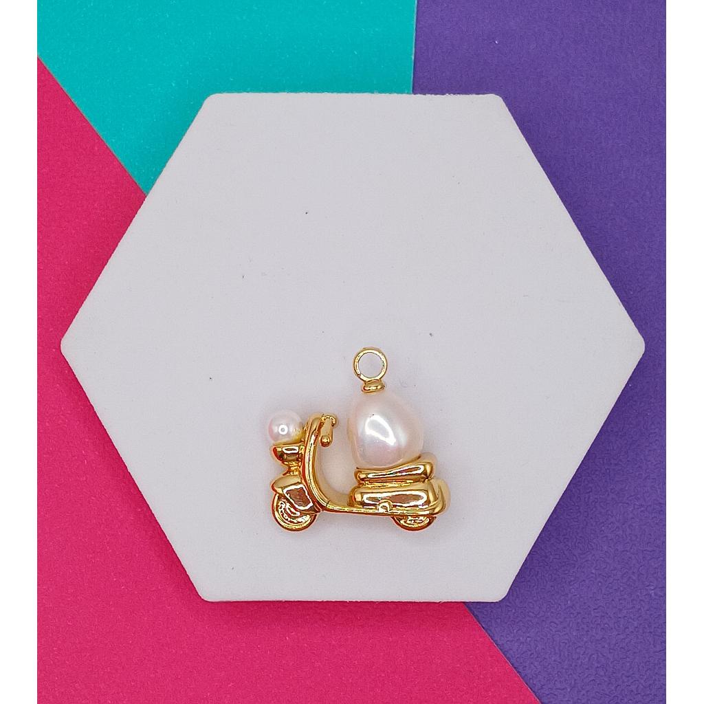 DIJE DE MOTO DE MICROCIRCONIA