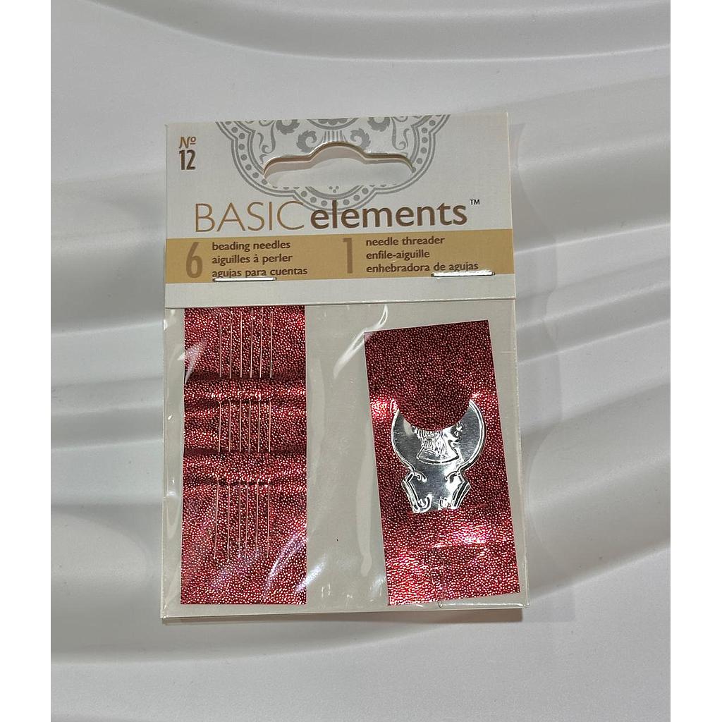 AGUJAS Y ENHEBRADOR PARA CUENTAS