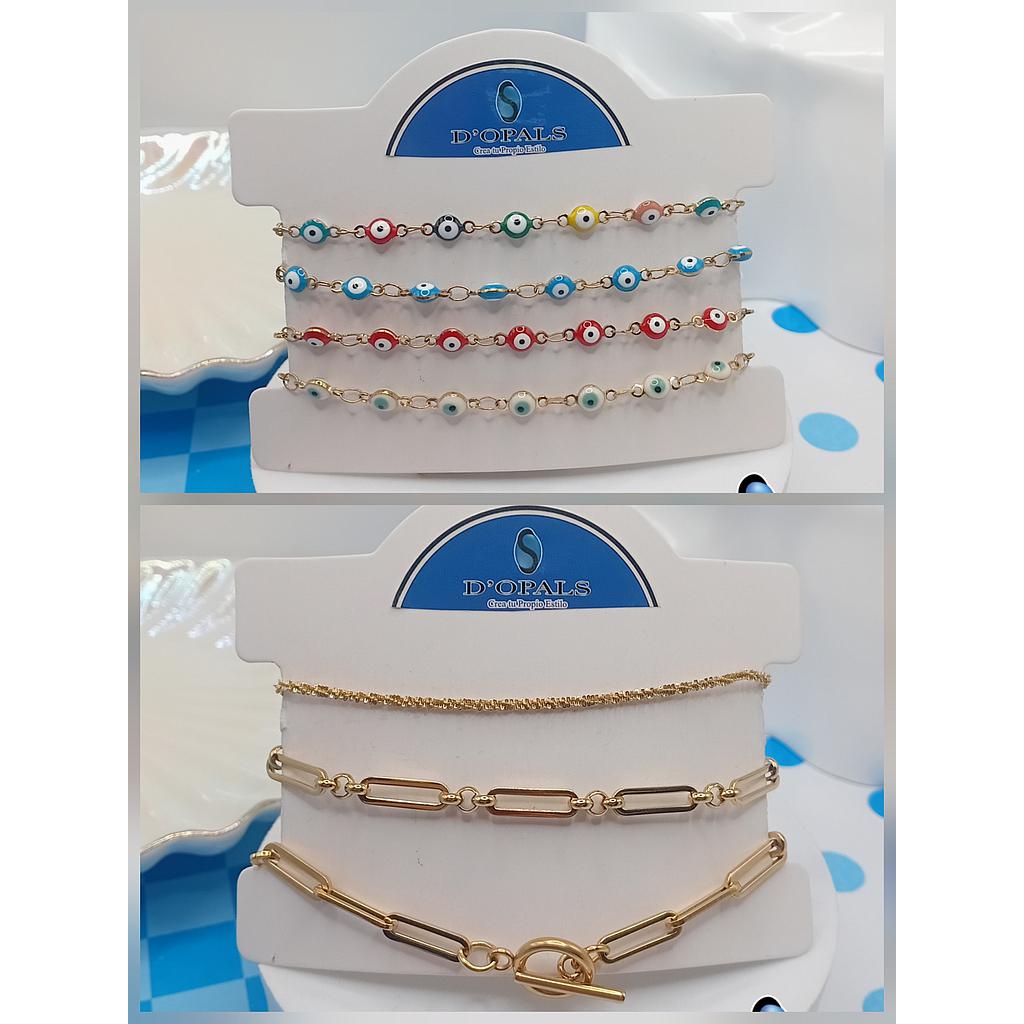 PULSERA TERMINADA DE ACERO INOXIDABLE