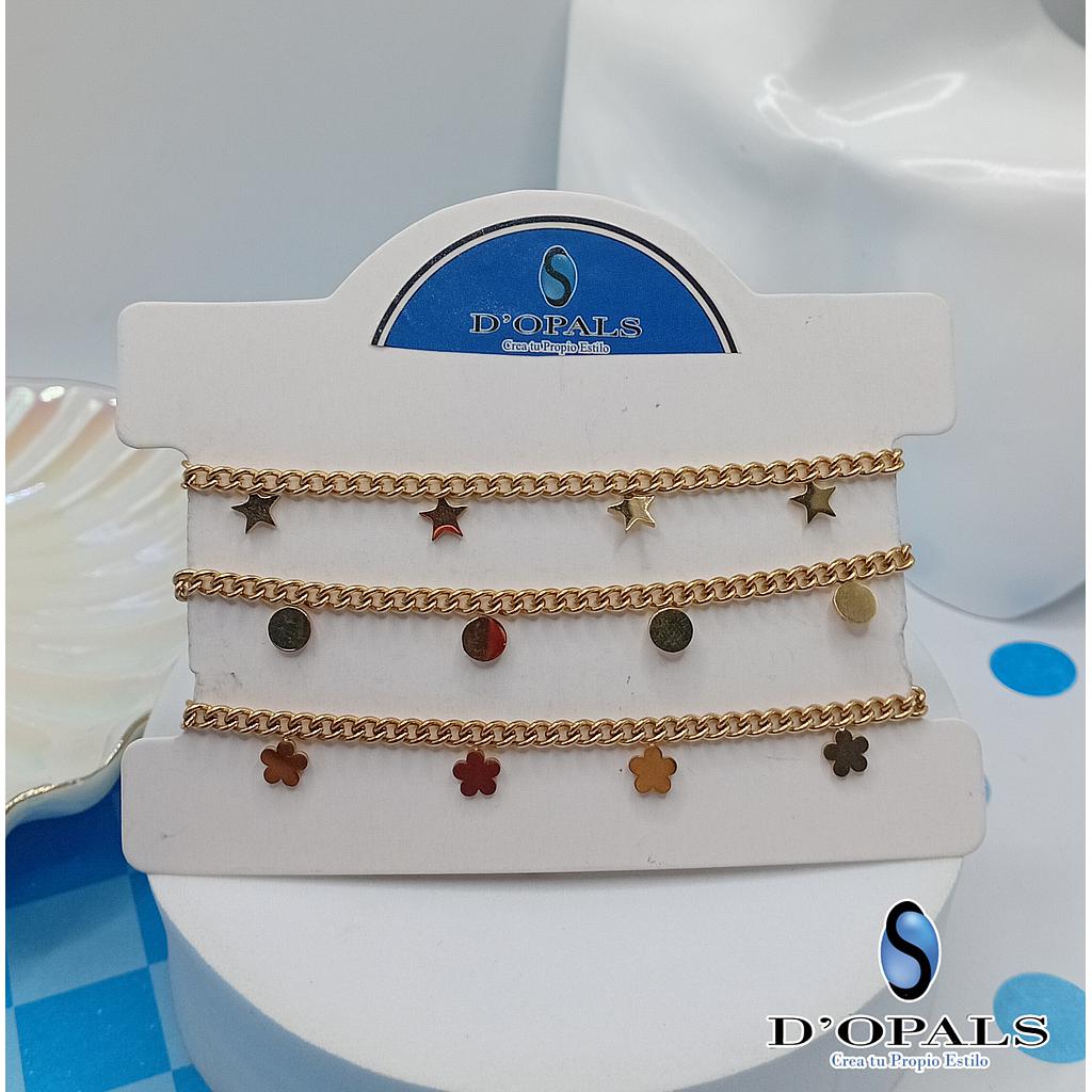 TOBILLERAS DE ACERO INOXIDABLE