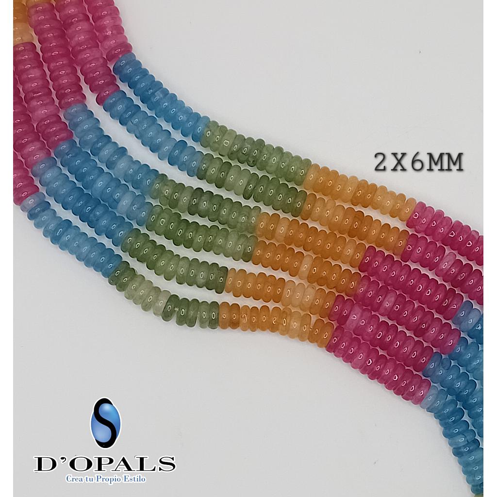 PIEDRA AGATA DISCO 2X6MM